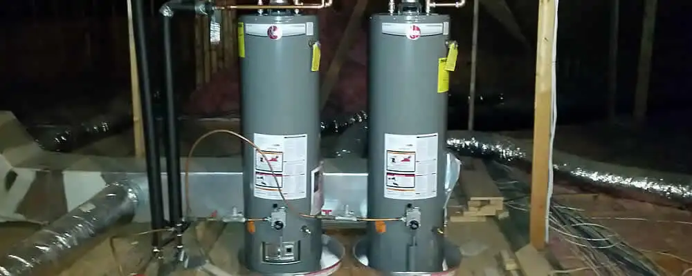 Tankless water heater installation for home hot water in Knoxville, TN